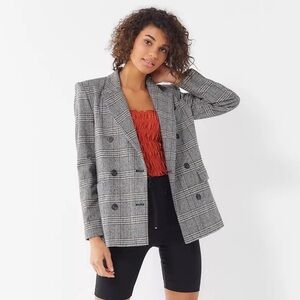 LIKE NEW ASTR The Label | Double Breasted Plaid Blazer - Size M - EUC